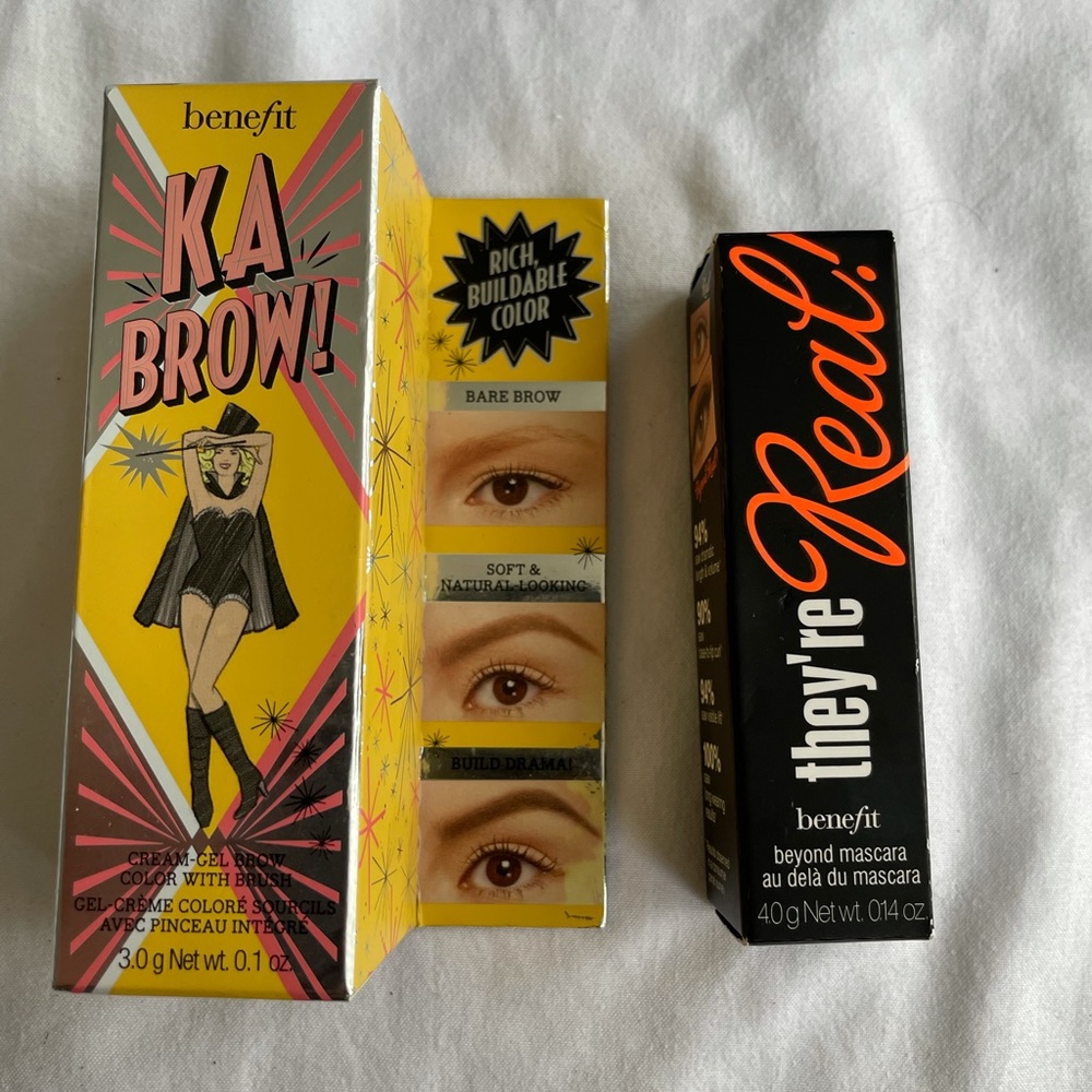 Benefit Ka brow ! #3 & theyre real mascara